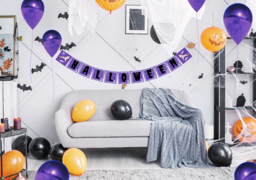 HALLOWEENSKÝ GARANČNÝ PANAN Fialová streda 2m