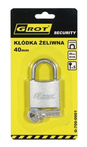 LIATINOVÝ visiaci zámok 40 mm