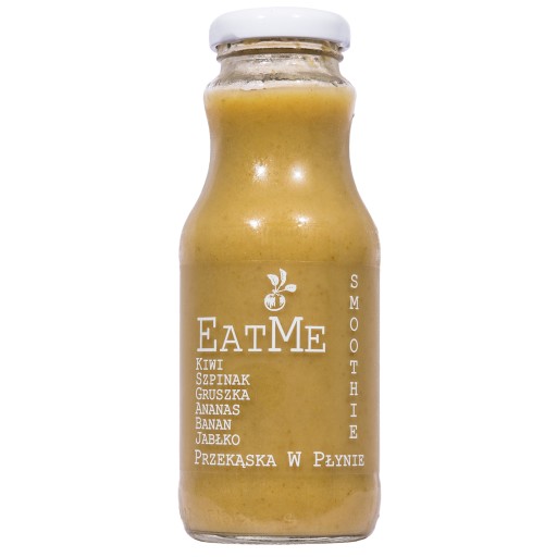 Smoothie mousse 100% kiwi špenát banán 240ml