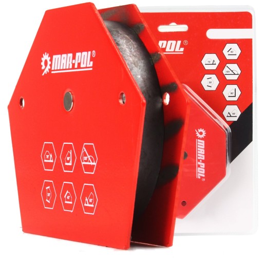 UHLOVÁ DRŽIAK MAGNETICKÝ ZVÁRACÍ DRŽIAK 22,5kg 6-ks