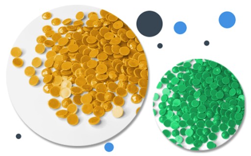 Extra diamanty diamanty na diamantové vyšívanie 3g 1080 kusov veľa
