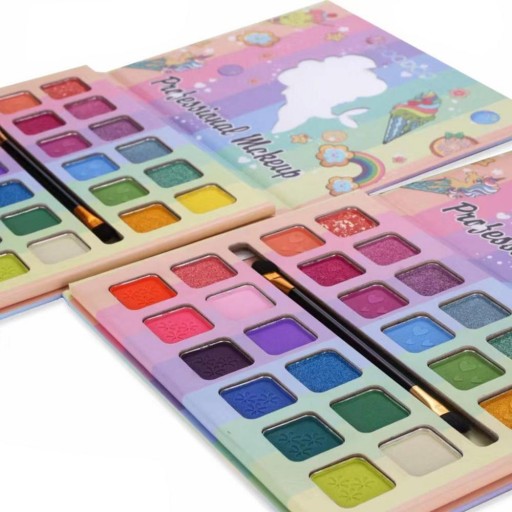 MAKEUP SET VEĽKÁ PALETA OČNÝCH TIEŇOV MAKE-UP 24 FARIEB PRE DETI