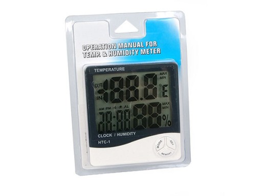 HYGROMETER TEPLOMER HODINY IZBOVÝCH SENZOROV BEZDRÔTOVÁ LCD METROSTANICA