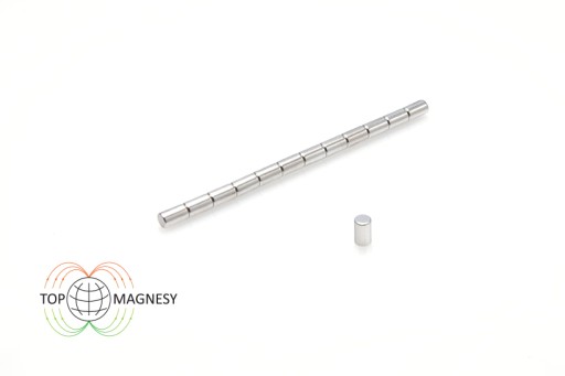 Neodymový magnet valcový MW 3x5 mm N38 10 ks