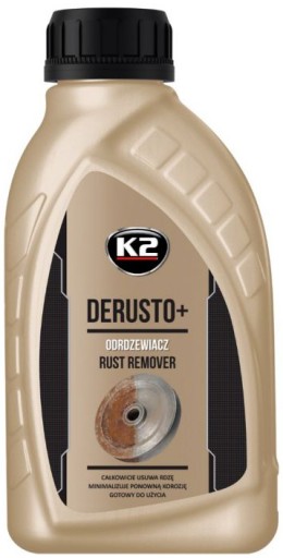 K2 DERUSTO+ DERUSTO PLUS - ODSTRAŇOVANIE HRDZE - 500ML