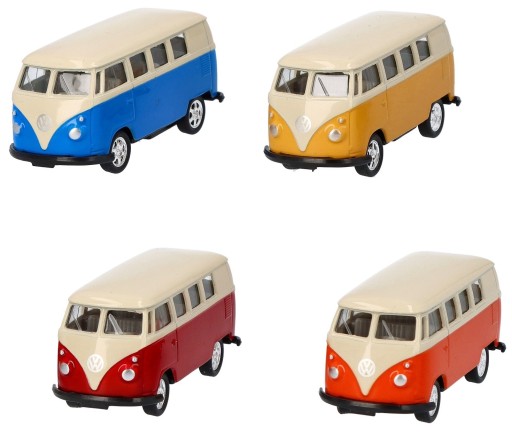 HRAČKY PRE DETI KOVOVÝ VOLKSWAGEN T1 MINI BUS