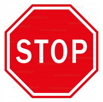Nálepka STOP - reflexná