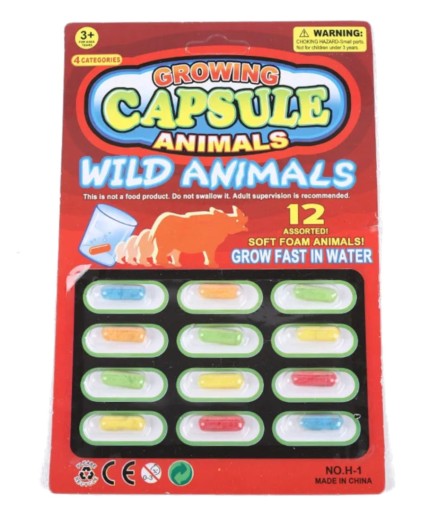 KAPSULKY RASTÚCE VO VODE MAGICKÉ SAFARI