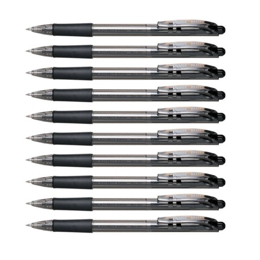 PENTEL WOW AUTOMATICKÉ GULIČKOVÉ PERO 0,7 mm ČIERNA 10 ks