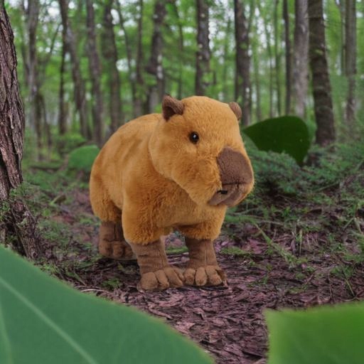 PLYŠOVÁ HRAČKA CAPYBARA MASKOT CAPYBARA PRE DETI 20CM