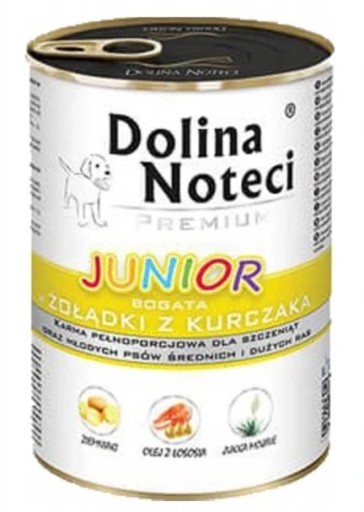 Dolina Noteci Premium Junior Kuracie žalúdky 400g