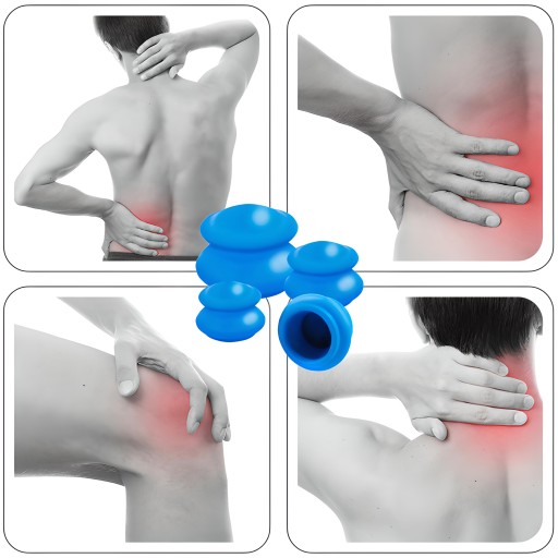 ČÍNSKE GUMOVÉ CUPPINGY NA MASÁŽNE CUPPINGY CELULITÍDY 4KS
