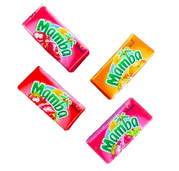 MAMBA rozpustný prúžok na gumu 4ks x 26,5g