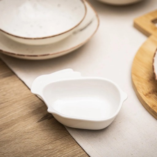 Miska zajačika, miska na šalát, porcelánová dekorácia, Altom Design, 13,5 cm