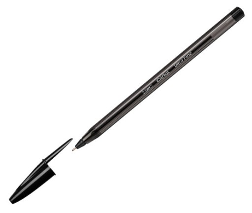 BIC čierne Cristal Exact ultra tenké guľôčkové pero