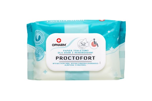 Opharm PROCTOFORT WEP WIPES 52 ks.