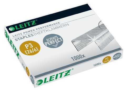 LEITZ sponky 26/6 1000 ks SILNÉ