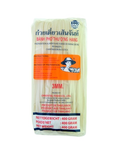 Ryžové rezance 3 mm 400g Farmer