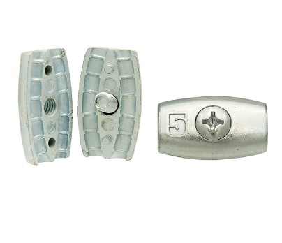 OVÁLNA SVORKA VEDRIČKOVÉHO POVRHU 2mm 5ks