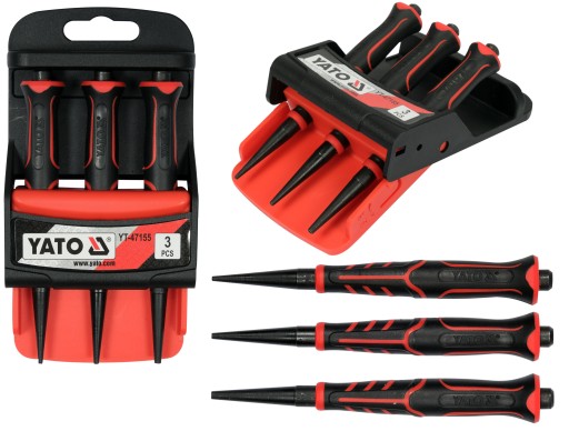 YATO NAIL DIEROVAČKY 125mm 3 ks. 0,8-2,4 mm CRV
