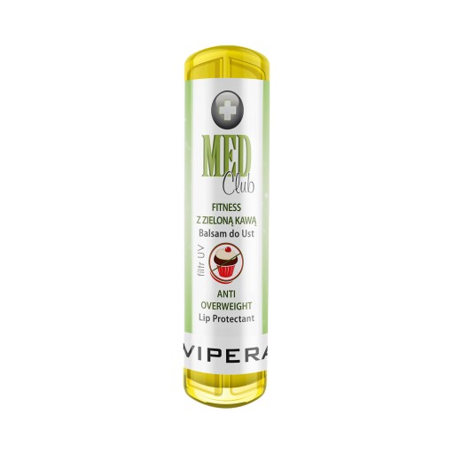 VIPERA Med Club balzam na pery 06 FITNESS SO ZELENOU KÁVOU 3,5g