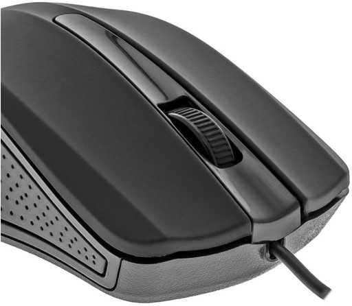 Pevná USB káblová myš Yenkee BLACK