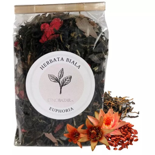 Euphoria biely čaj, lotosový kvet, goji bobule 100g