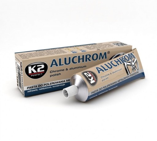 K2 ALUCHROM LEŠTIACA PASTA NA HLINÍKOVÉ CHROMOVÉ KOLESÁ