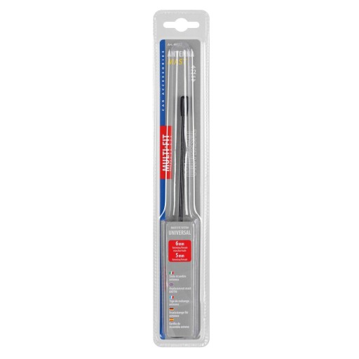 Redukčný anténny stožiar 22cm Ø 5-6 mm krátky čierny