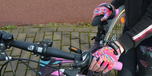 Cyklistické rukavice, detské cyklistické rukavice M molti