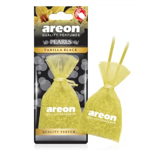 Osviežovač vzduchu AREON Pearls vo vrecúšku Vanilla Black