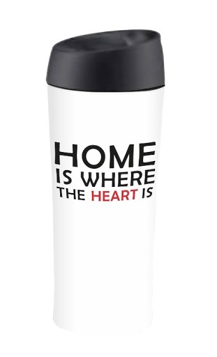 82881 Happy /Heart/ termohrnček 400 ml AMBITION