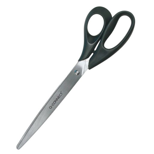 NOŽNICE KANCELÁRSKE, ŠKOLSKÉ, KLASICKÉ 25,5 cm, ČIERNA