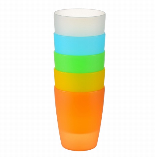 HRNČEK PLASTOVÉ HRNÍČKY SET. 5 KS 250ML ZMIEŠAŤ FARBU