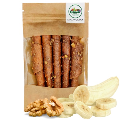 Ovocné rolky banán orech 50 g