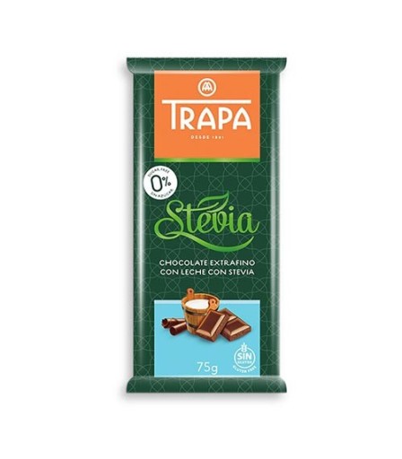 Mliečna čokoláda so stéviou, bez pridaných cukrov, 75g