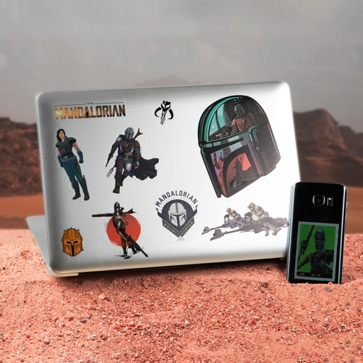 Sada samolepiek Star Wars Mandalorian