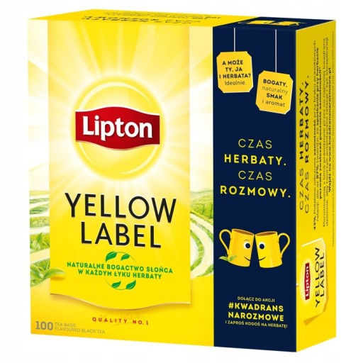Lipton Yellow Label čaj čierny 100 vrecúšok