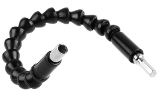 FLEXIBILNÉ NADSTAVENIE PRE SKRUTKOVAČ A ADAPTÉR VŔTAČKY 1/4'' 30CM