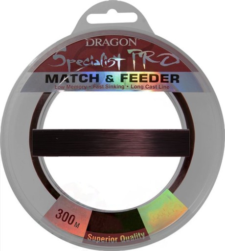 SPECIALIST Pro MATCH & FEEDER vlasec 0,18 mm/4,75 kg DRAGON