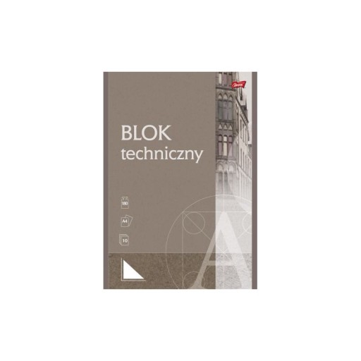 Technický blok A4 biely UNIPAP