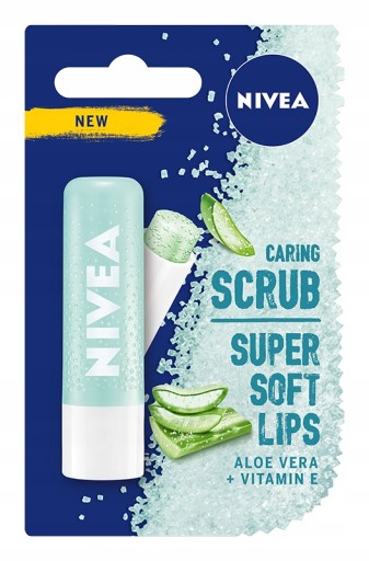 NIVEA Výživný peeling na pery s aloe a vitamínom E