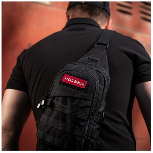 PATCH POLAND LASER suchý zips M-Tac 25x80 RED FLUO