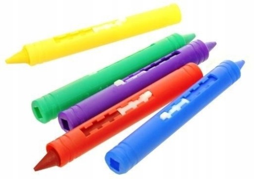 Umývateľné pastelky do kúpeľa pre deti, 9 farieb Colorino