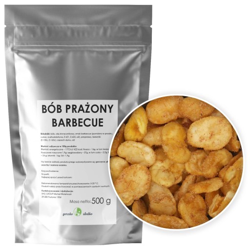 Pečená fazuľa, grilované lupienky, fazuľa, BBQ, 500 g