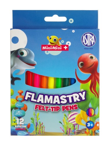 Popisovače 12 farieb Mini Mini Astra 0573