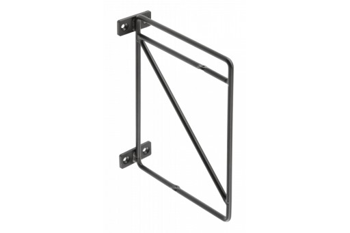 Podpera police ROD 21x17cm matná čierna GTV