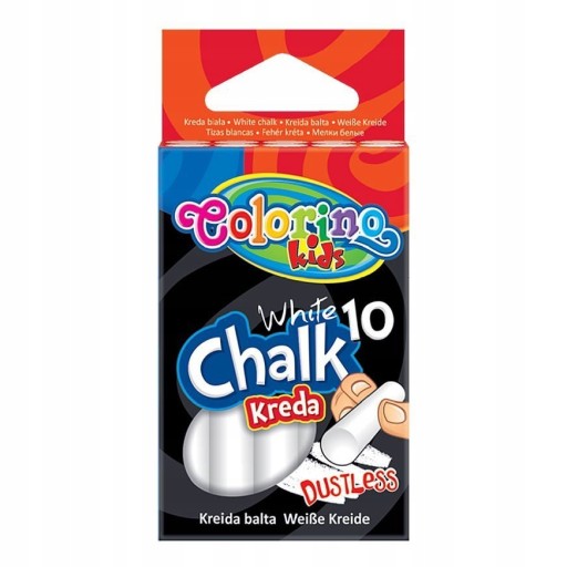 BEZPRACHOVÁ CHALK BIELA KRIEDA PRE BEZPRACHOVÉ TABULE
