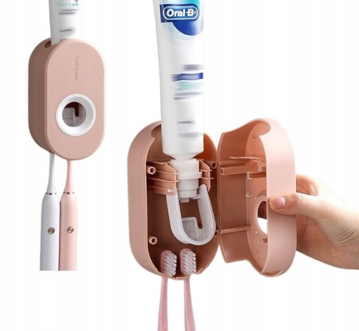 Držiak na vytláčanie zubnej pasty Oral-B, vešiak