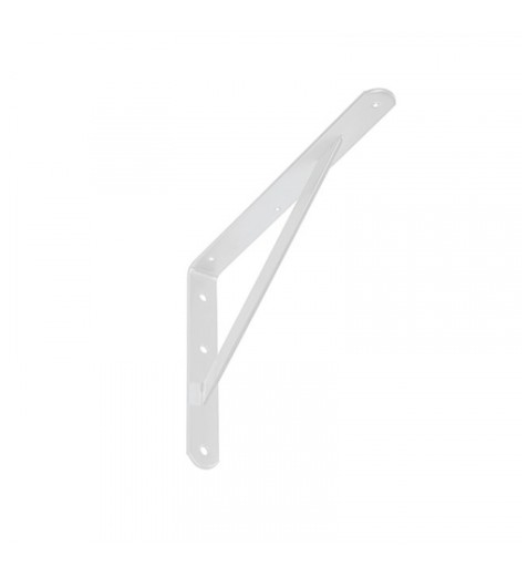 Technická oceľová podpera 200x125x20x3mm biela